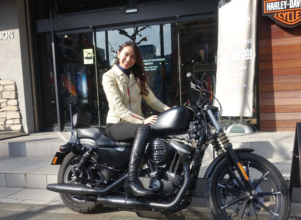 ハーレーダビッドソン亀戸 على تويتر 最初の大型バイクはハーレーダビッドソン Xl8nアイアンです Y Sさんの250 からハーレーにランクアップを機に大型二輪免許を取得 安全運転と交通安全を願って 本日納車を迎えました