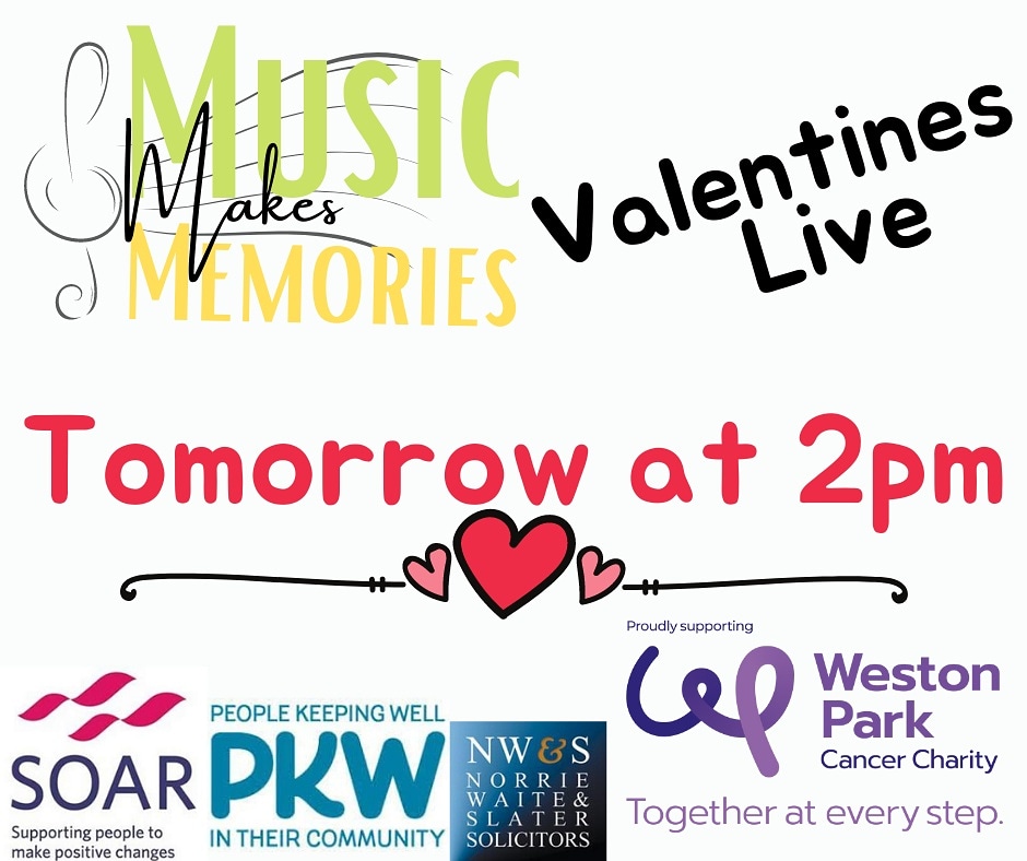 Don't forget I'm LIVE tomorrow from 2pm over on my Facebook page!
Supporting <a href="/WPCancerCharity/">Weston Park Cancer Charity</a> <a href="/soarcommunity/">SOAR 🍊</a>
Looking forward to chatting to <a href="/BBCSheffield/">BBC Sheffield</a> tomorrow morning!
#ValentinesDay2021 #valentinesdaygift #valentines #livemusic #LIVE
m.facebook.com/JMBSINGER/