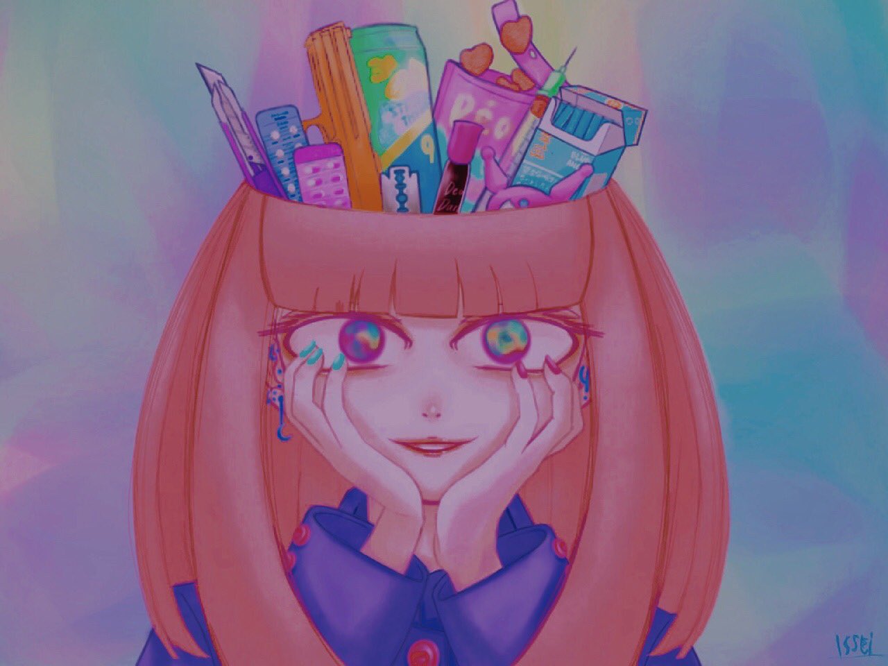中村もうすぐ 過 イラスト 絵 メンヘラ オリキャラ メンヘラ壁紙 壁紙 アイコン 絵描きさんと繋がりたい イラスト好きな人と繋がりたい 私の絵柄が好みって人にフォローされたい アイコン 壁紙 エモいアイコン メンヘラアイコン 病み