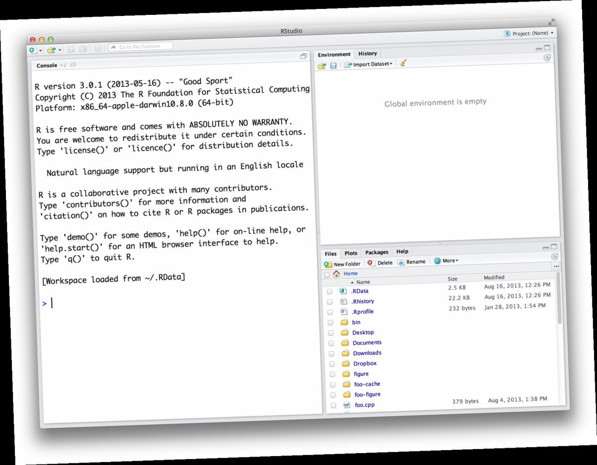 download latest r version through r studio / Twitter