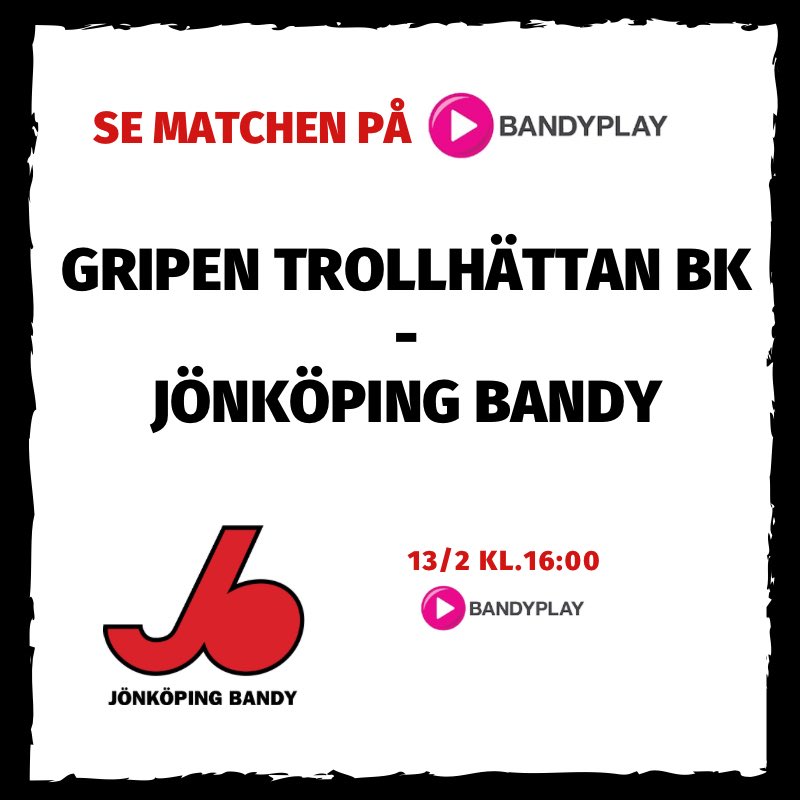 Matchdag! Idag åker vi till Trollhättan för att möta <a href="/GripenBK/">Gripen Trollhättan</a> och nu följer matchen bäst på @StayLiveSE #svbandy