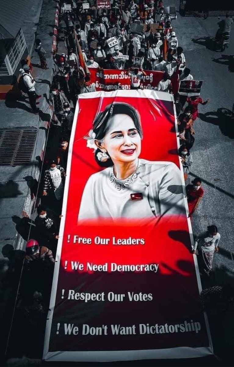 AzualJ's tweet image. This is the real voice of Myanmar 🙌🏻

#JusticeForMyanmar 
#Feb13Coup
#WhatsHappeningInMyanmar
#MilkTeaAlliance