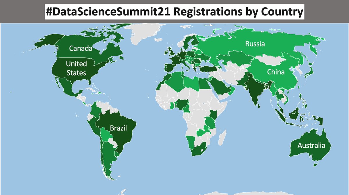 RayWalshe's tweet image. Approaching #1900 #Registrations for #DataScienceSummit21 Why not Join us?