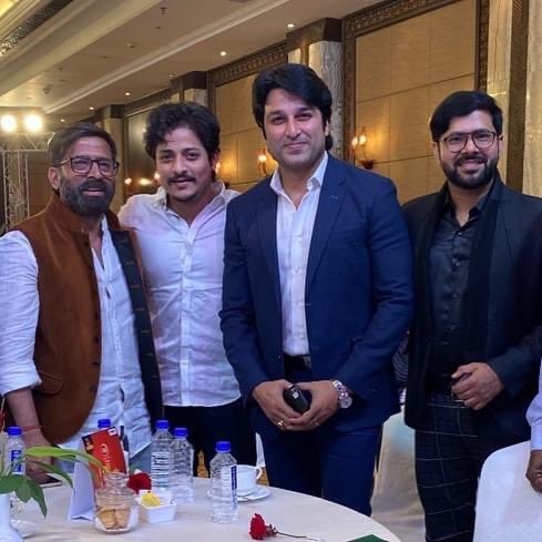 Meeting with my brothers at an event today organised by #nandighoshatv . @sabyaactor @IamAkashDNayak @samareshroutray Thanks to the @NandighoshaTV team and everyone for a wonderful hospitality. My best  wishes and regards.