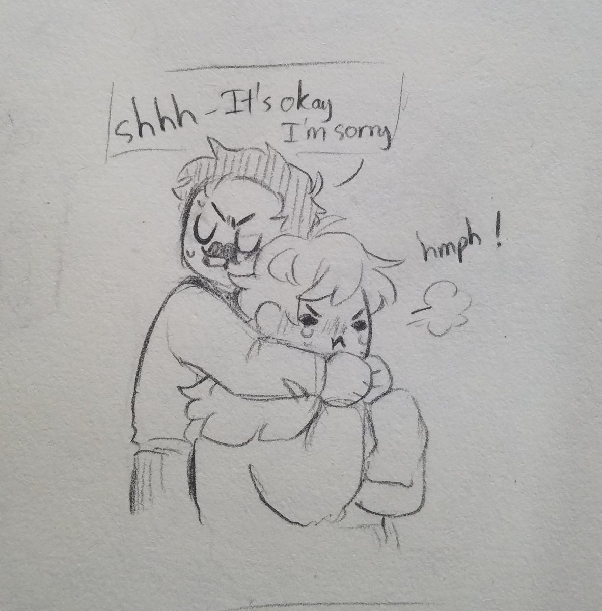 meltmyhotchoco's tweet photo. "He's doing the Tsundere thing again"
*Big* bro Toast comforting his smol bro Sykkuno ๊ฐเนอโขฬเฅ๊ตอโข๊ฑู ฬฬ
#SykkunoFanart #disguisedtoastfanart #valkyraefanart #theamigos https://t.co/tvY7KkuglJ