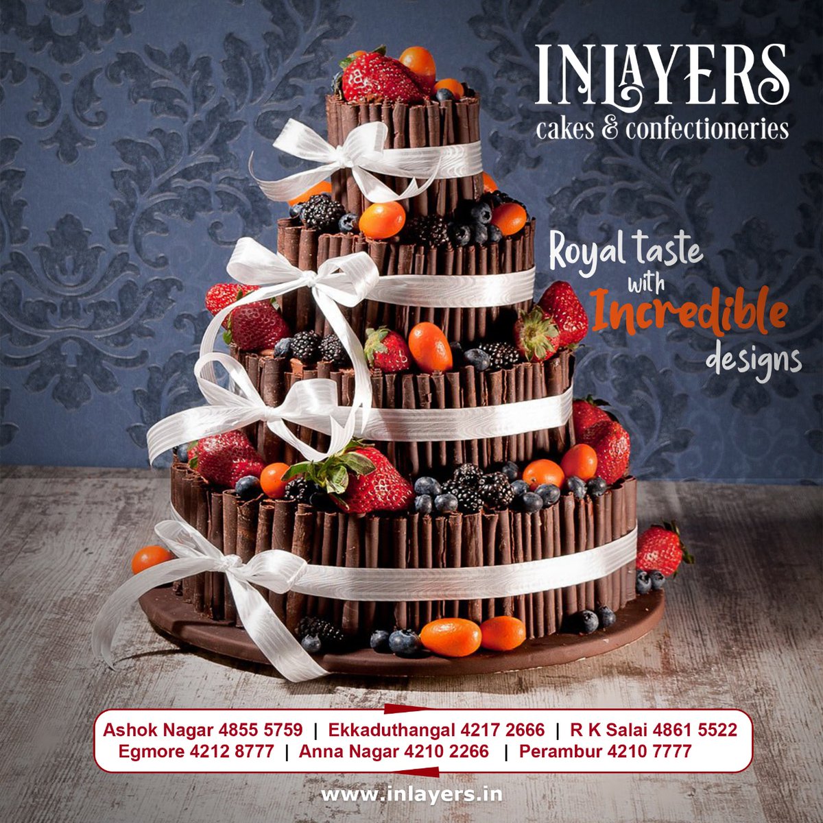 CakeInlayer's tweet image. Inlayers cakes will bring your occasions more tastier. 
Order today and feel the great taste in every layers of cake

Order online: inlayers.in

#cake #cakes #birthdaycake #cakedecorating #chocolate #food #dessert #cakesofinstagram #birthday