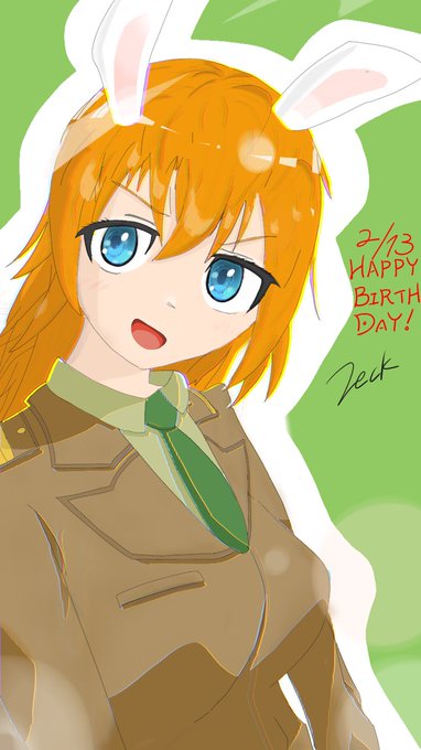 シャーリーおめでとう〜!🎉
(修正して再掲orz)
#シャーロット・E・イェーガー生誕祭2021 
#w_witch 