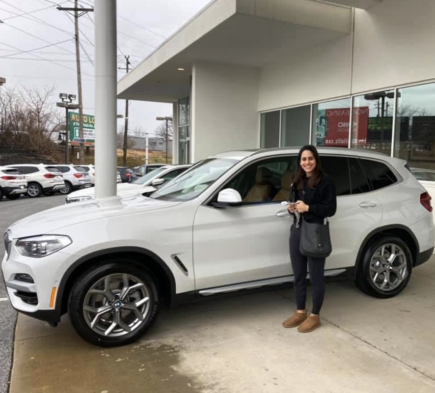 UnionParkBMW's tweet photo. Congrats Karine on your new BMW #X3! Lease a 2021 #BMWX3 for $439/month for 36 months with $5,339 due at signing, through March 1st. Shop online: https://t.co/mkuaApbynZ 
#ValentinesDay2021 #PresidentsDay #delaware #netDE https://t.co/5fHxX7HLyc