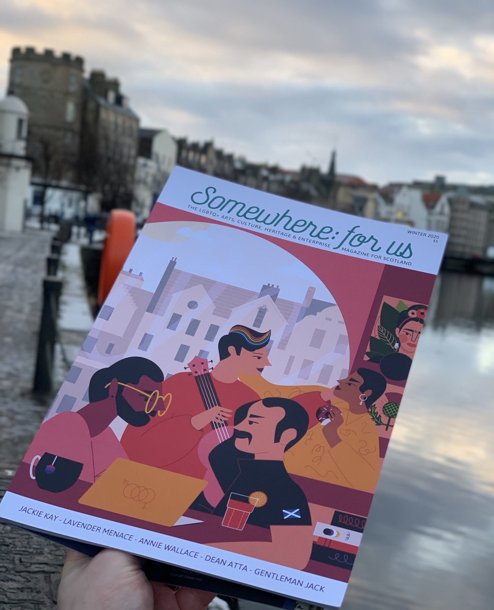 We’ll be revealing the cover of Issue 2 of #SomewhereForUs, the LGBTQ+ 🏳️‍🌈 arts, culture, heritage and enterprise magazine for Scotland and beyond, at 1pm on 14th Feb. Become a member before then and we’ll send you a copy of Issue 1 too! Find out more at buymeacoffee.com/SomewhereForUs