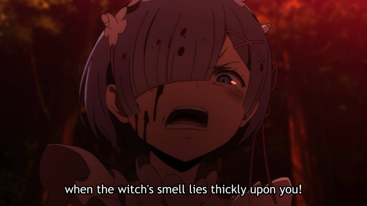 Short thread on this to elaborate.The more superficial aspect of Rem & Garfiel's similarities is easily caught on—their common initial distrust of Subaru due to the factor of the Witch's smell, as part of Arc 4's "combining past conflicts" aspect, or how they both revere Ram.  https://twitter.com/Jaereku/status/1360446597767782401