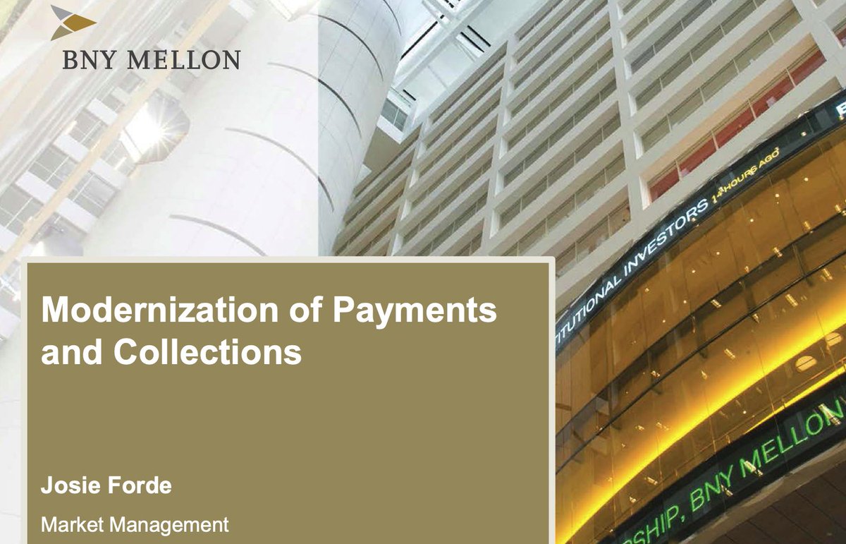 This week BNY Mellon Announced They Would Do Crypto Custody. The headlines of course are "BNY Mellon Will Custody Bitcoin" I'm sure they will custody Bitcoin but that's not the real story. This thread is:Credit  @JamesDa47116905 for a couple of these.