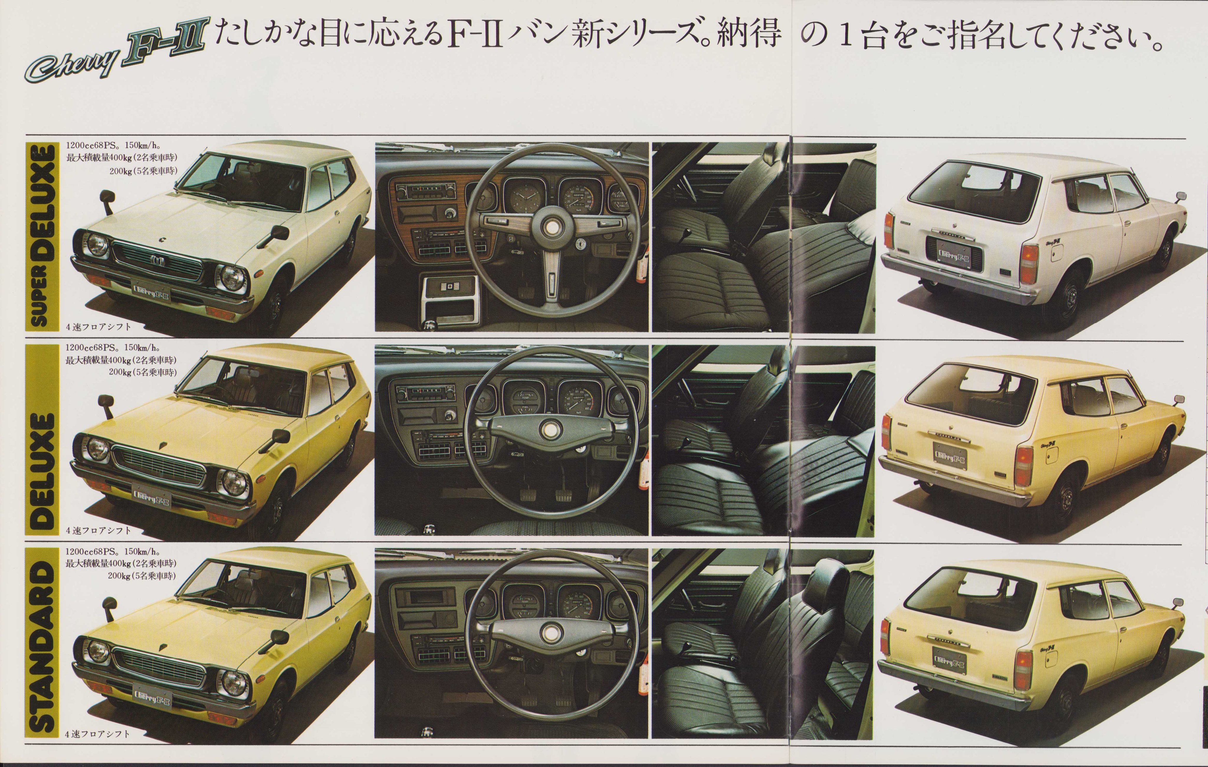 チェリー F2 F-II 日産 取説 マニュアル サービス 整備書