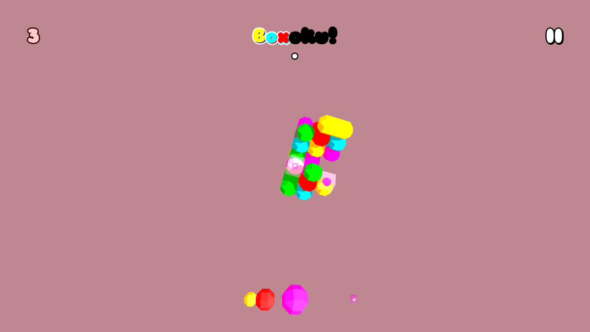 BoxokuGame's tweet photo. #screenshotsaturday captures and #notepadsaturday. Spent some time getting the configurable bevels and chamfers on the boxes to look right when made transparent. All #GodotEngine GDScript. #gamedev #indiedev https://t.co/S2bJOA7WE0