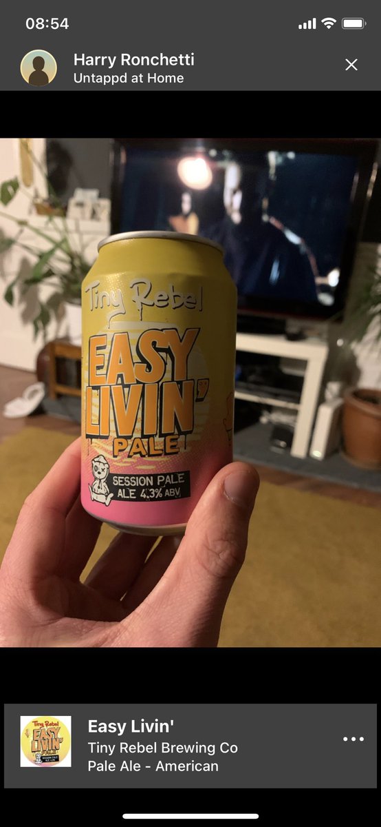 harry_ronchetti's tweet photo. @NoCarsScott Tiny Rebel is unreal, would definitely recommend Easy Livin’ https://t.co/ALje2k4HKk