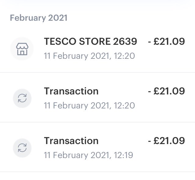Looking for resolution. Problem with chip &amp; PIN device at <a href="/Tesco/">Tesco</a>. Tapped, error. Entered PIN, error. Tapped again, error. Then transaction went through 🥴 <a href="/plutus/">Plutus</a> can you help?