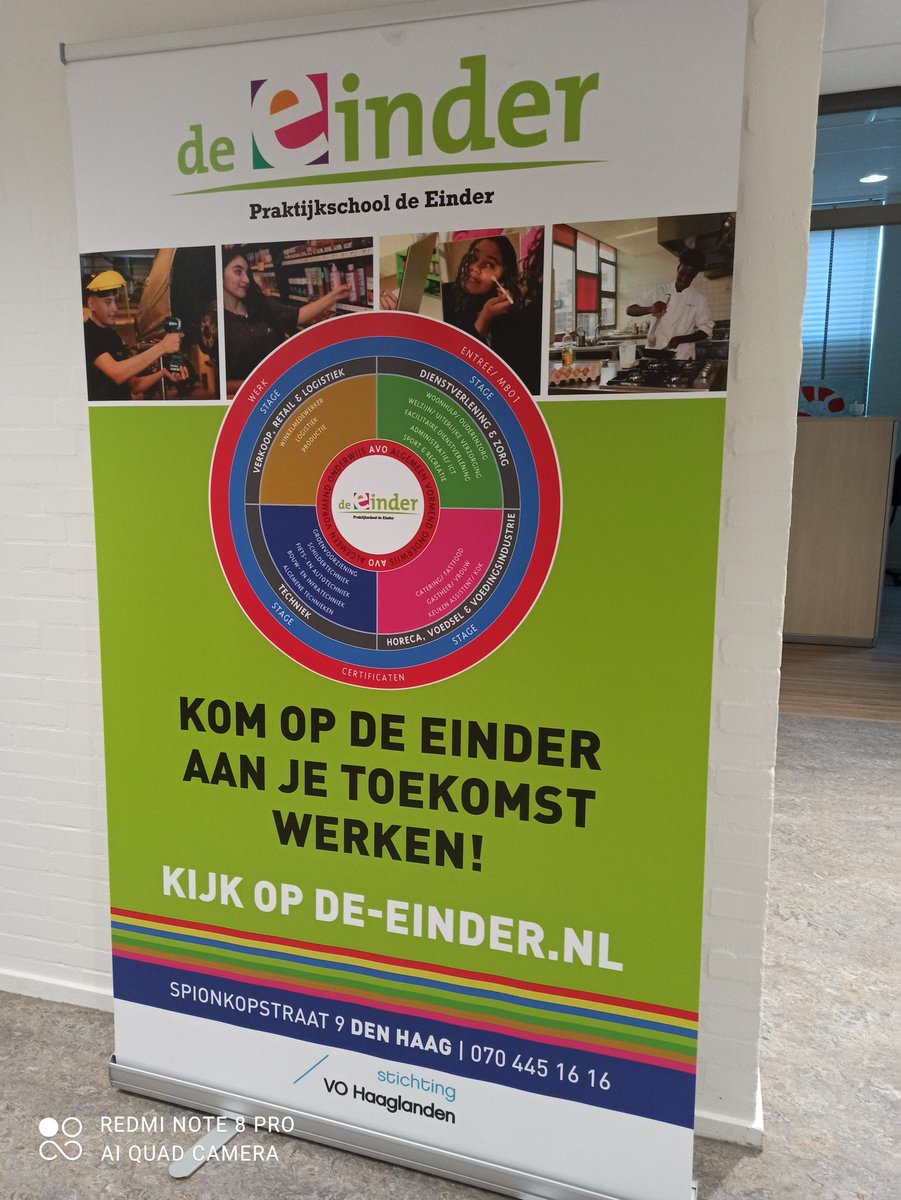 Aanmelddag voor het VO! Kom naar De Einder en meld je aan op de beste #praktijkschool van Den Haag! #praktijkonderwijs #onderwijs