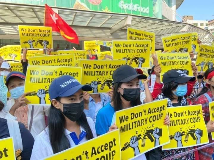 ပန်းတိုင်ရောက်ဖို့သိပ်မလိုတော့ပြီ 🌻

#RejectMilitaryCoup 
#WeNeedDemocraycy