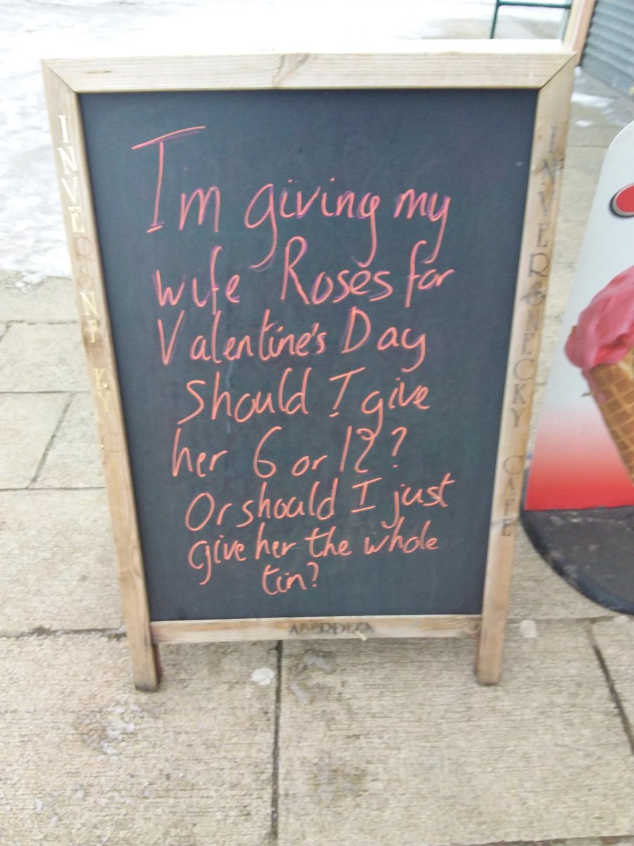 Mr_Inversnecky's tweet photo. Questions, questions. #inversnecky #cafeboard #StaySociallyDistant  #valentinesday2021 https://t.co/fbQI0Gjcuo