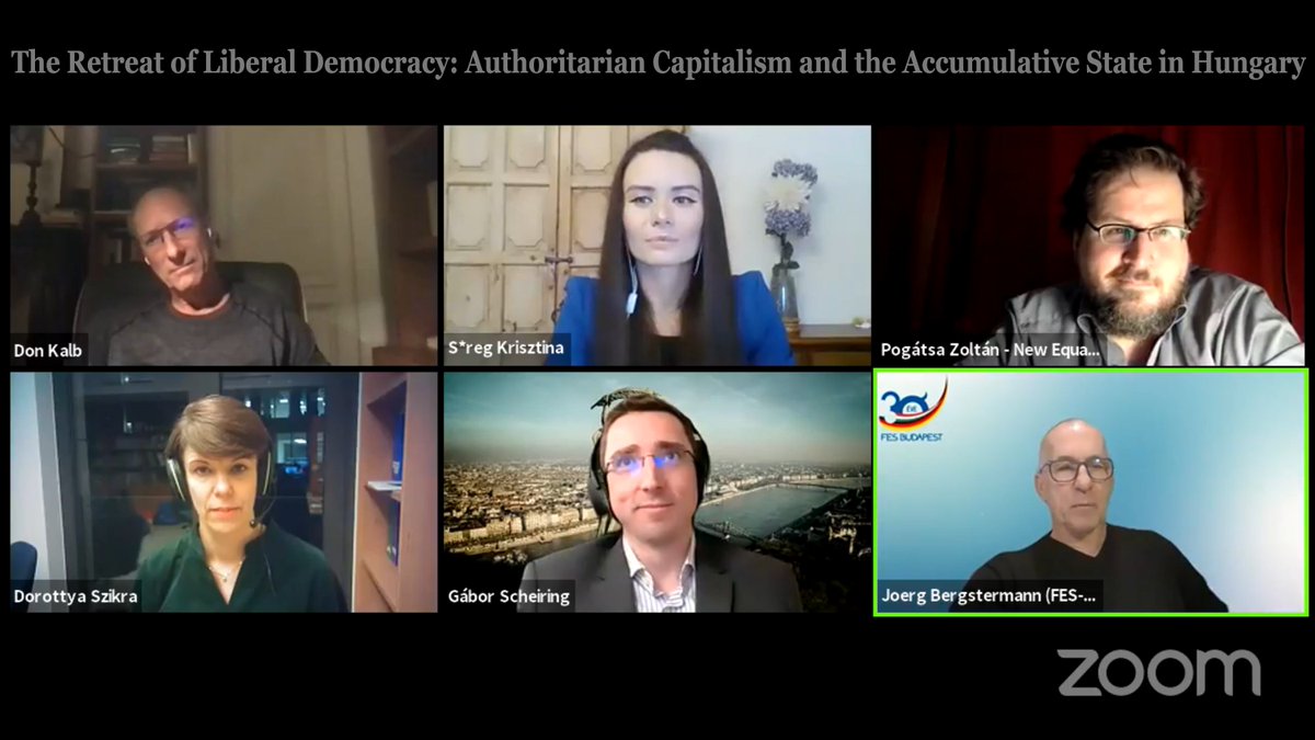 You can watch the video of this panel on my book, courtesy of <a href="/FESonline/">Friedrich-Ebert-Stiftung</a> <a href="/FESnewsbrief/">FES Connect</a>, featuring <a href="/FocaalBlog/">FocaalBlog</a> founding-editor Don Kalb, <a href="/DorottyaSzikra/">Szikra Dorottya</a>, Krisztina Soreg &amp; <a href="/PogiZoli/">Zoltan Pogatsa</a>. <a href="/PalgraveSoc/">Palgrave Sociology</a> 
Video: facebook.com/FESBudapest/vi…
Check out the book: palgrave.com/gp/book/978303…