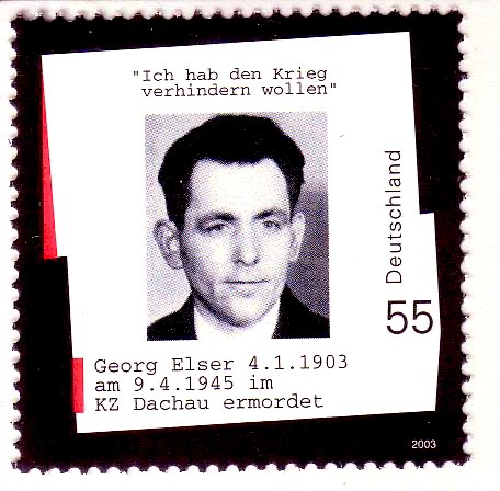 There was very little commemoration of Esler in Germany until the 1990s. Now there are several buildings with his name on them, an iron outline showing his profile in Berlin, and even a postage stamp to mark his hundredth birthday.