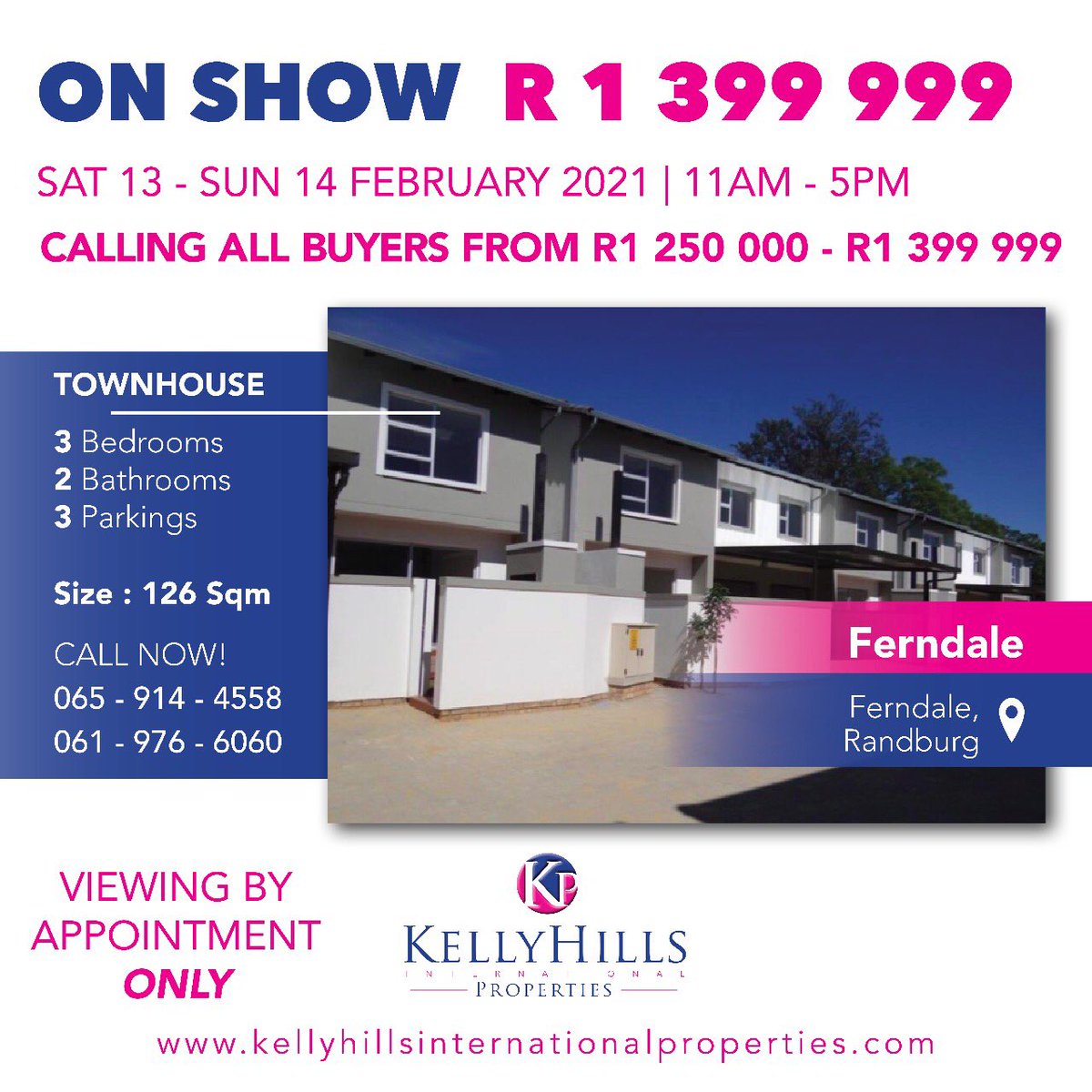 KellyhillsP's tweet photo. It’s showhouse weekend CALL NOW!! Arrange a viewing https://t.co/5JDxSItFe2 #MensConference2021 #grade12 #DimakatsoRatselane #realestate #showhouse #itstheweekend #propertyforsale #johannesburg https://t.co/fI3e3PQGpR
