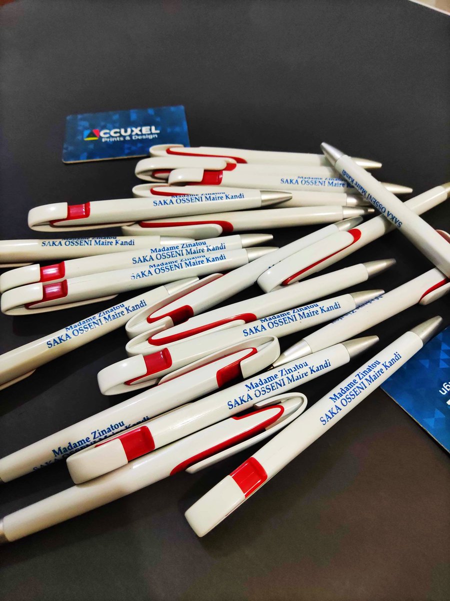 accuxel's tweet image. We make Custom Branded Pen Printing.

For enquires and order, please call or send a WhatsApp message to 0084232505.

#penprinting #penbranding #customizedpen #customizedpens #souvenirpen #corporategifting #corporategiftideas #corporategifts #souvenirgift #souvenirgifts #ilorin