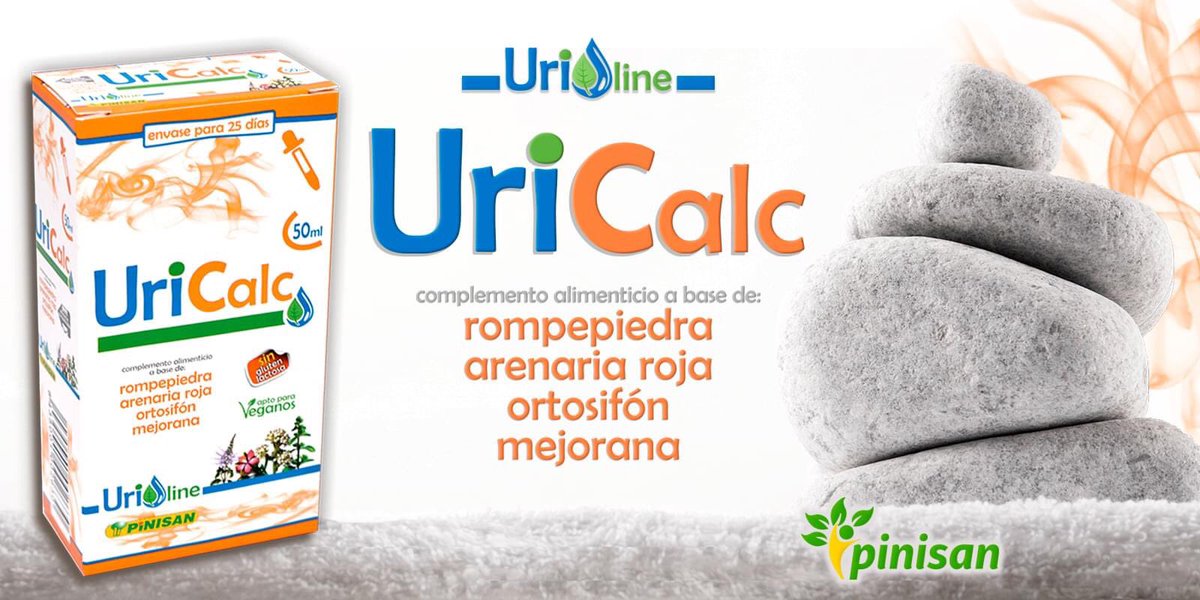🙅🏼‍♀️ ¡Sin piedras en tu camino! ⬇️ Cuida tus riñones como se merecen con #UriCalc de #Pinisan 🧡