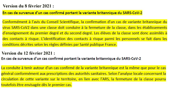 cafepedagogique's tweet photo. L'éducation nationale allège son protocole sanitaire : En pleine expansion des variants du Covid 19, le ministère de l'Education nationale vient de modifier discrètement ses consignes sanitaires en revenant sur les cas de fermetures de classes. https://t.co/bK6R6PVowJ https://t.co/zJ5DP0aXpD