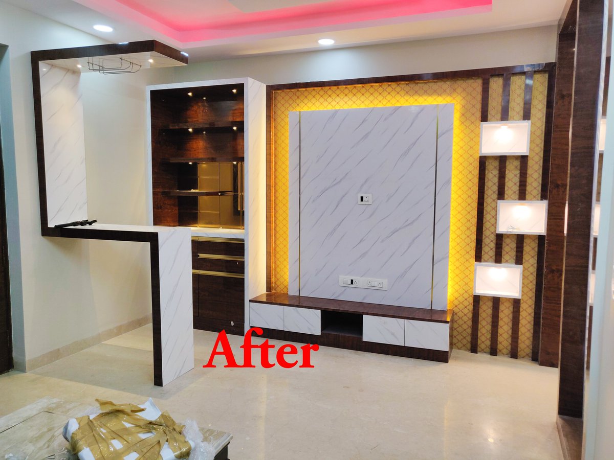 SamelineI's tweet photo. Modify living room design (tv panels and bar ) by sameline interiors  
Call now 09582525114
#interiordesignerindelhi #samelineinteriors #interiors #interiordecor #decor https://t.co/kaU1vmD9z2