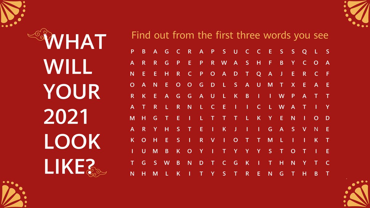 Huawei Mobile Sa How Will You Fare In The Year Of The Ox The First Three Words You See Here Will Tell You Let Us Know What You Saw In
