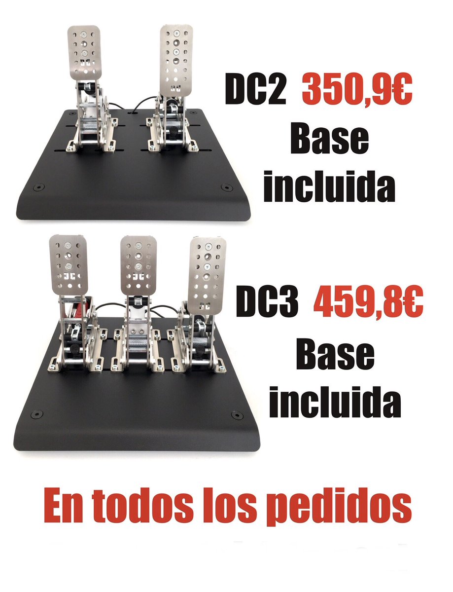 Hazte con unos pedales de gama alta para tu simulador .
<a href="/dcsimracing/">Dcsimracing</a>