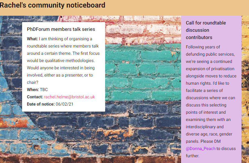 PhDForum's tweet photo. Call for roundtable contributors from @Donna_Peach you might be researching policy or one of the services currently under threat, you might be in receipt or subjected to services which you have views about. A series of panel discussions would help contribute to the conversation. https://t.co/DE19srfa0F