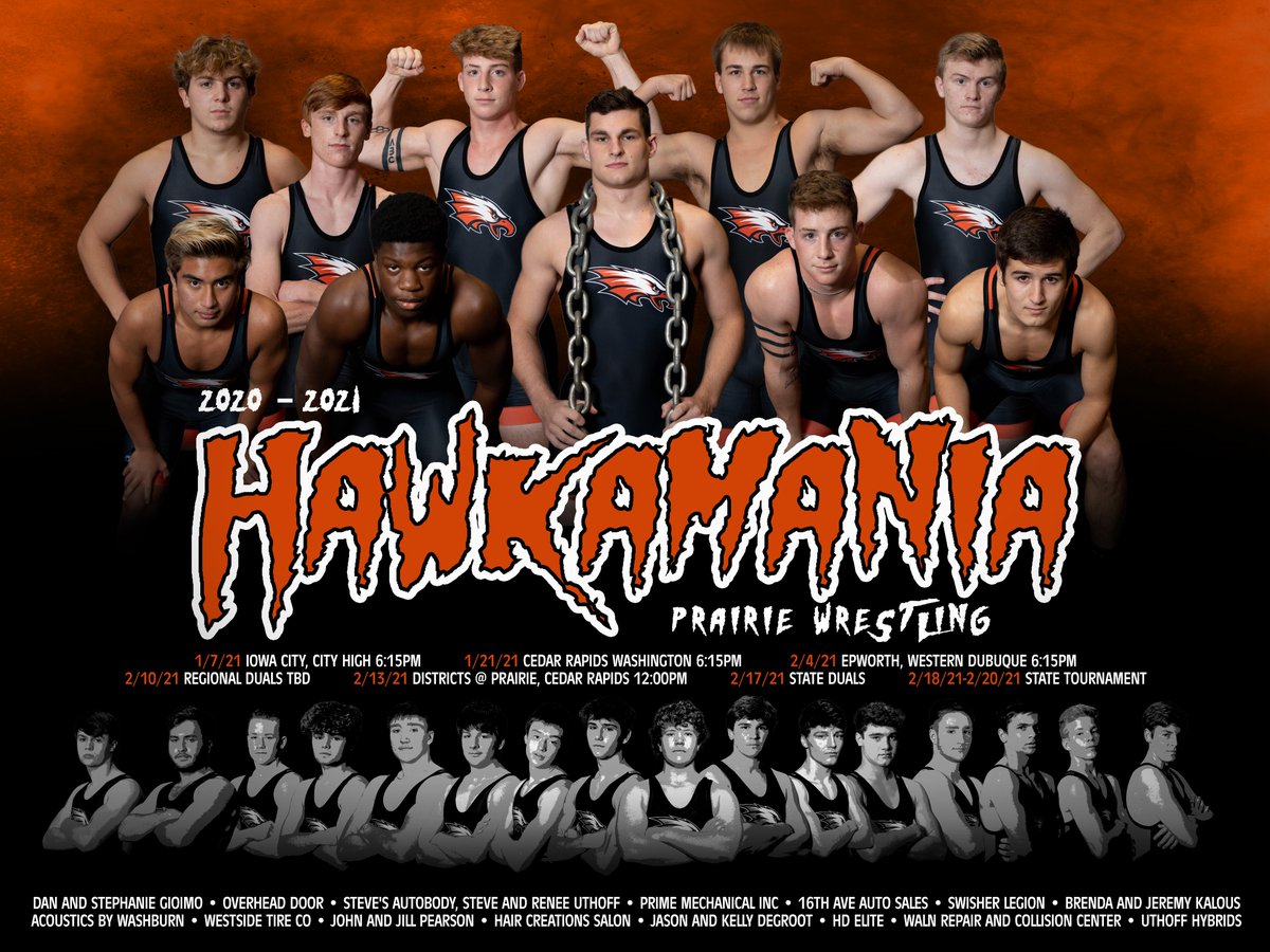 tmarieportraits's tweet photo. Good luck today #phawknation at districts!  You've all worked so hard this season, no stopping you now!  @PHawksWrestling @CRP_Activities https://t.co/dGi5ffIXgQ