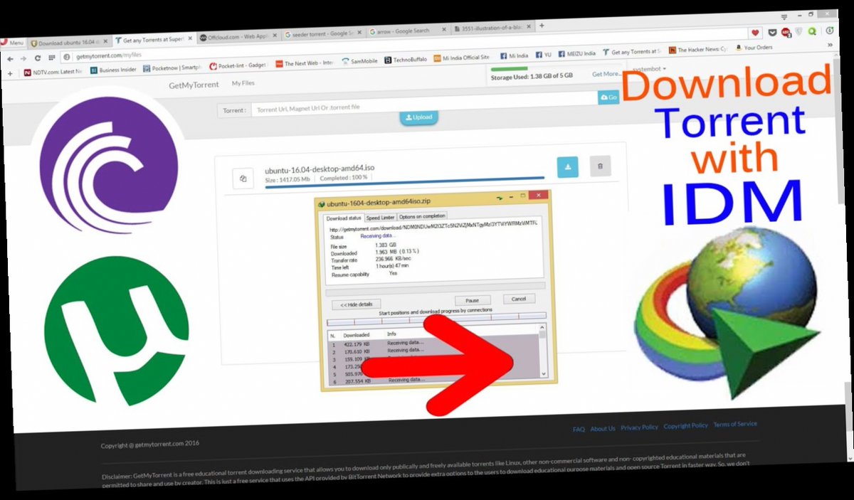 how to download torrents files with idm / Twitter