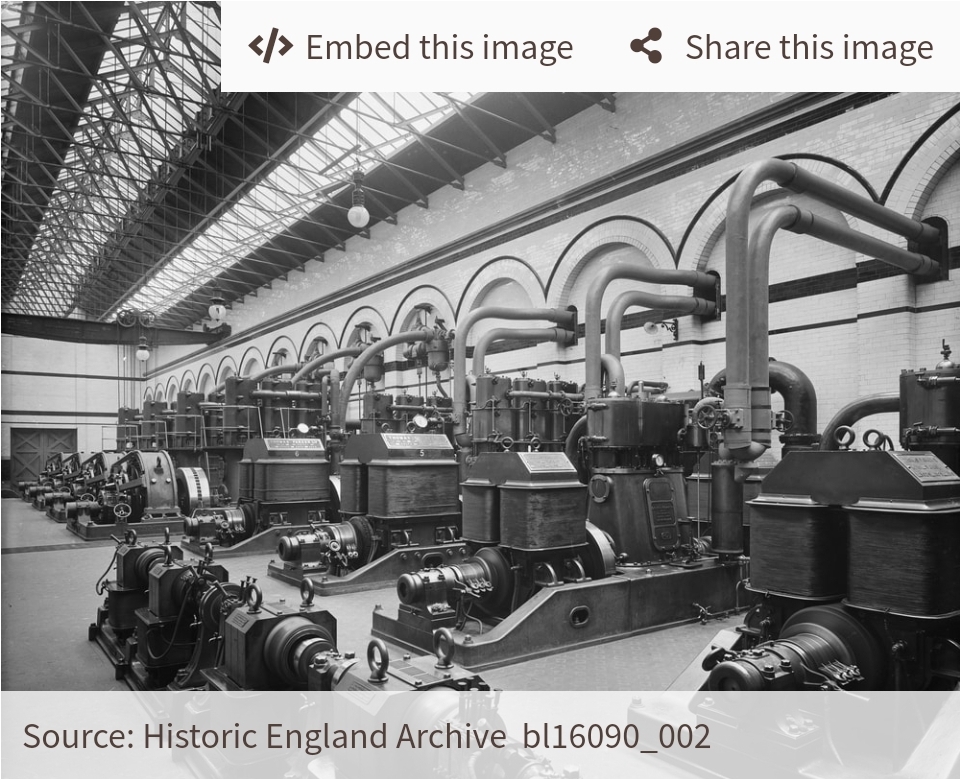 In the first 18 months of operation Chapel Lane station provided electricity to shops, theatres, offices, hotels, clubs and churches. The station's forty or so subscribers were clustered around the city centre: Royal Avenue, Corn Market, Victoria Street, North Street, etc. /6