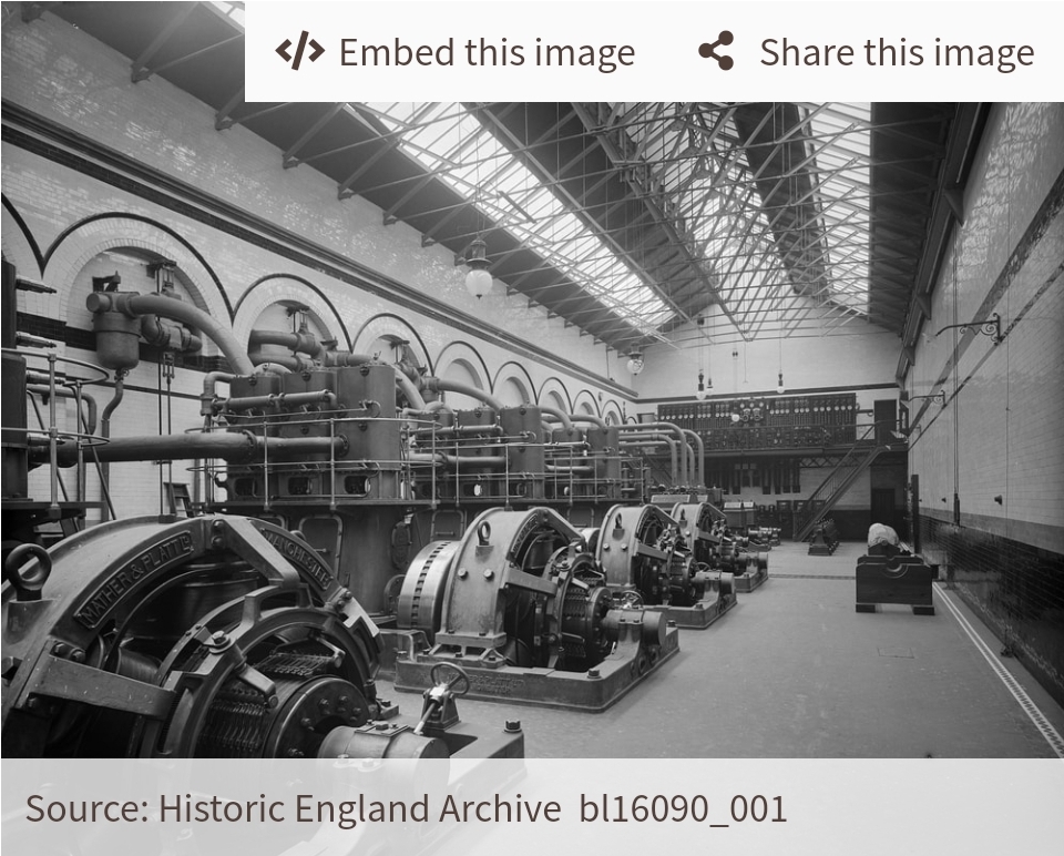 In the first 18 months of operation Chapel Lane station provided electricity to shops, theatres, offices, hotels, clubs and churches. The station's forty or so subscribers were clustered around the city centre: Royal Avenue, Corn Market, Victoria Street, North Street, etc. /6