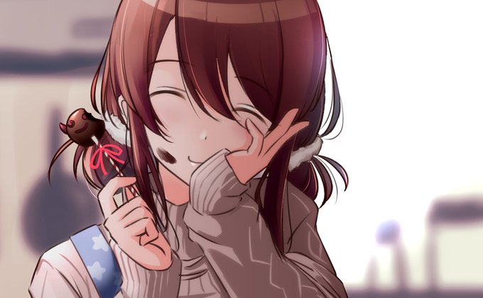 ちょっと味見
『にへへ…』
『おいしい…』
#シャニマス 