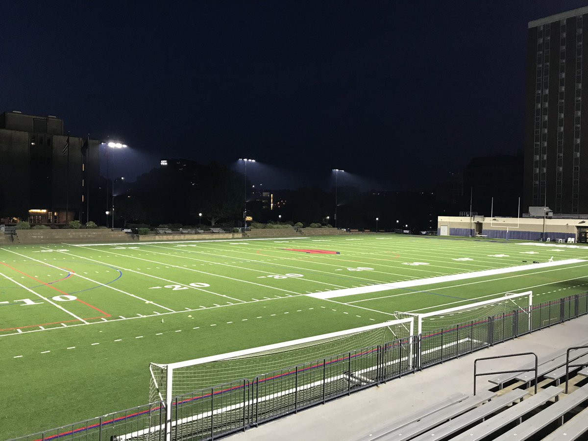 KyleSmith_Musco's tweet photo. What can your sports lighting rep do for you? Sure, we can partner with you and bring a state-of-the-art lighting system to your fields but we can also fill in as a PA announcer in a pinch 😂 THANKS @GoDuquesne #GoDukes #Musco https://t.co/LJ57I2WRtk