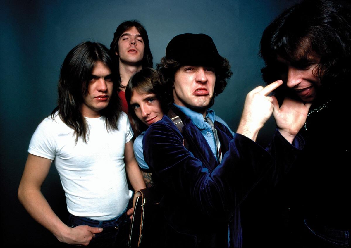 The Art of Album Covers .Outtakes from the photoshoot for ACDC's Highway to Hell album cover, released 1979.Photos Jim Houghton