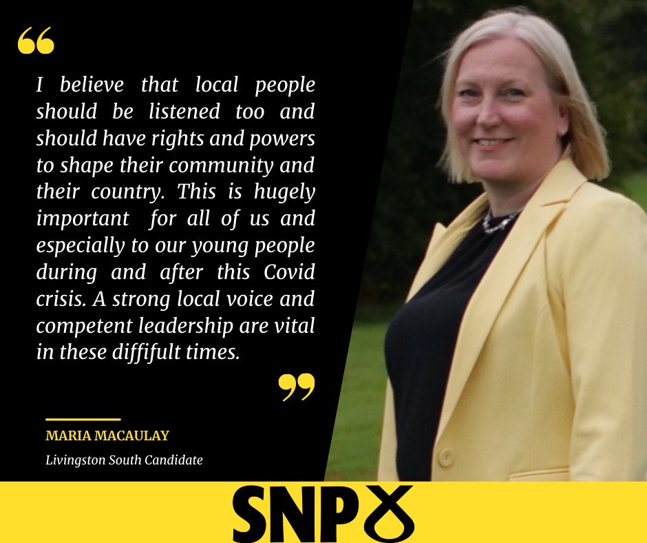 #MariaMacSNP #SNP #LiviSouth #LivingstonSouth #WestLothian #LivingstonNorthSNP #Livingston #LivingstonEastSNP #BreichSNP #StrongLocalVoice