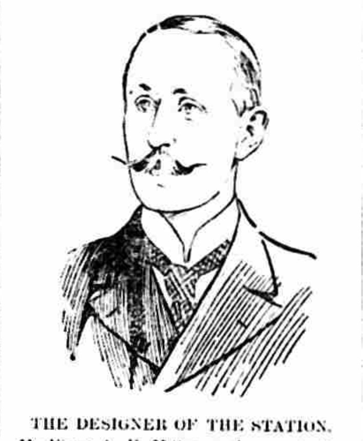 The station on East Bridge Street covered over half an acre and was designed by Victor McCowan of Tralee, Co. Kerry who had previously helped with electric lighting in Sydenham (London), the Crystal Palace Exhibition of 1892, and electric lighting in Bray, Co. Wicklow /8