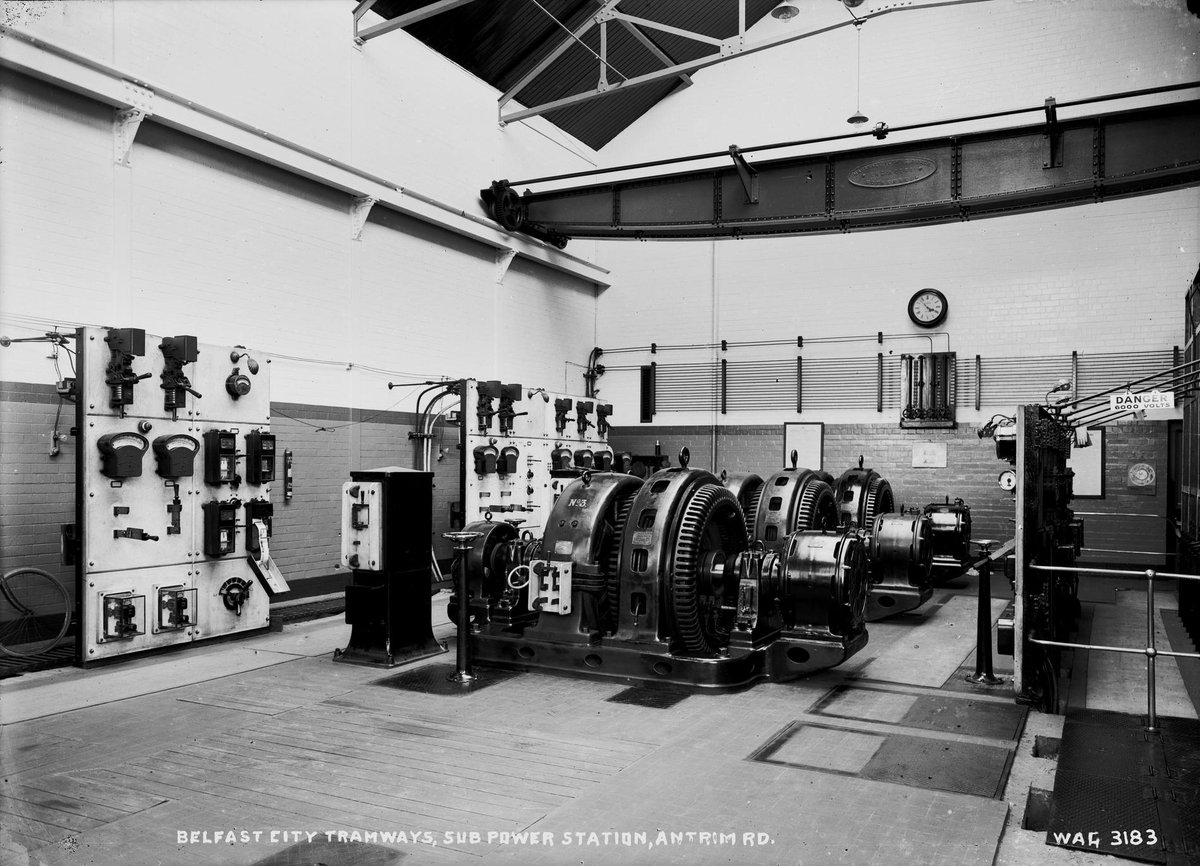 Chapel Lane station continued operations until 1903, when the machines were sold off at auction. They were later used to establish Belfast's electric tram network in 1905. /9