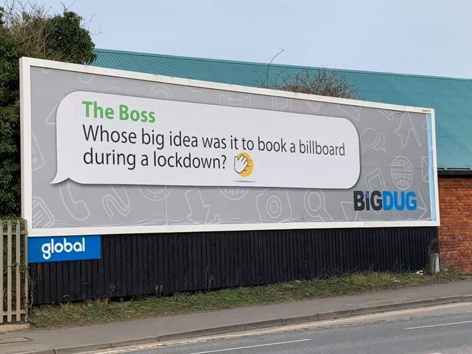 Sometimes the best form of advertising is humour, regardless of what you’re selling.