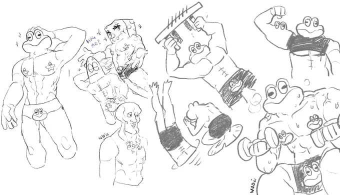 @cendawankulats' demented spongebob, frogmen and pokeyman doodles from the exact same thirsty Pokemon stream, it was super fun and I hope we'll do this again! ? 