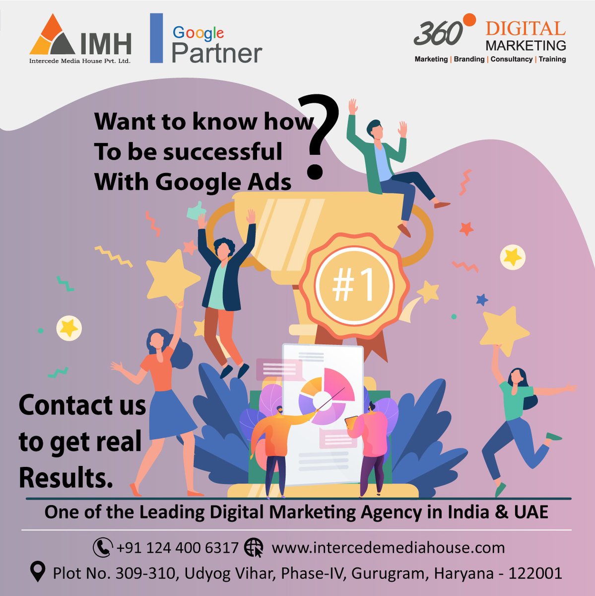 Want to know how to be Succeed in getting more #leads with #Google_Ads .

Phone : +91 124 400 6317 | +91 88824-35544 | +91 99902-97717
Website : intercedemediahouse.com
#Googleads #ppccampaigns #leadbasecampaigns #googleadsspecialist #digitalmarketing #intercedemediahouse