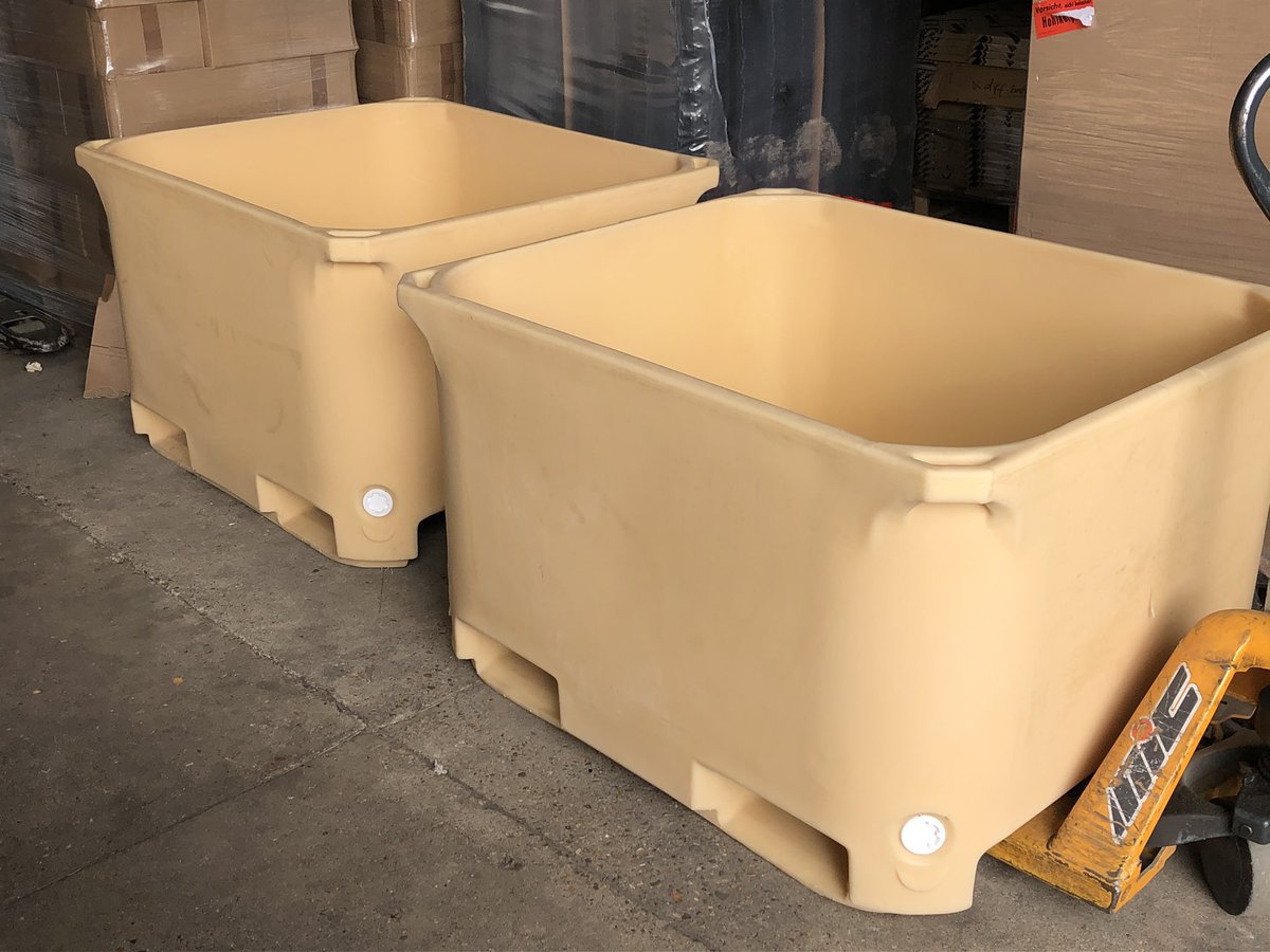 PEDTechnologies's tweet photo. More insulated food grade tubs in stock! #fishprocessing #fishtubs #fishstorage #carp #koicarp #aquarium #fishing #dryicetub #dryicestorage #insulatedcontainers #pedtechnologies https://t.co/gZctjO1Krp