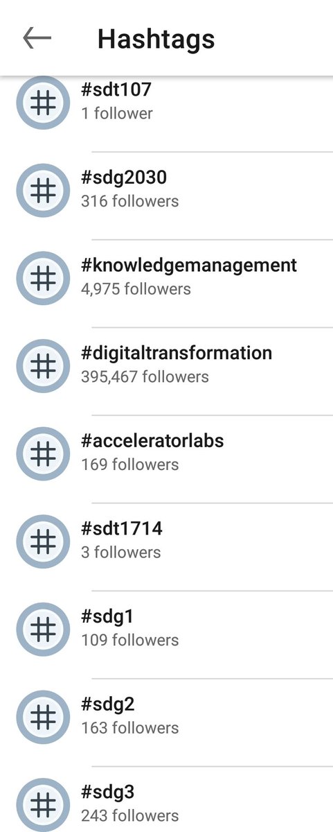 A great advance for #tagcoding, following a question in #Quora years ago, it is now possible in #LinkedIn to follow hashtags. Here is an indication of their popularity