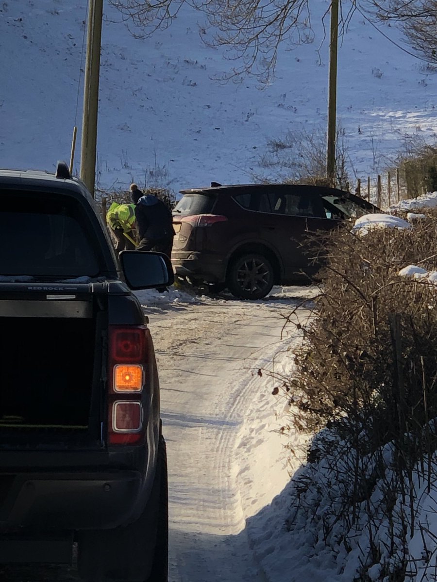 Oops - another one bites the dust this morning....

And she was a 4x4

Ice worse than snow

No one hurt!!🙏❤️
(And didn’t damage it too much forcing it out)

Stay safe off the beaten track

Have a great day x