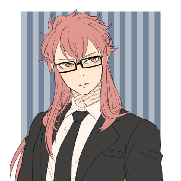 スーツ眼鏡のtwitterイラスト検索結果