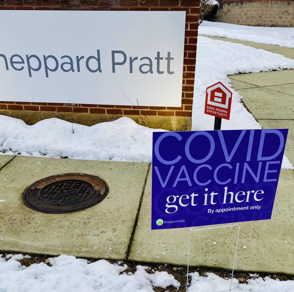 3/3. Just outside we inserted the #COVID19Vaccination right next to the #equalHousing opportunity sign. That combination of #fairhousing & exceptional medical services is... joyous! thrilling!     #housingIsHealthCare